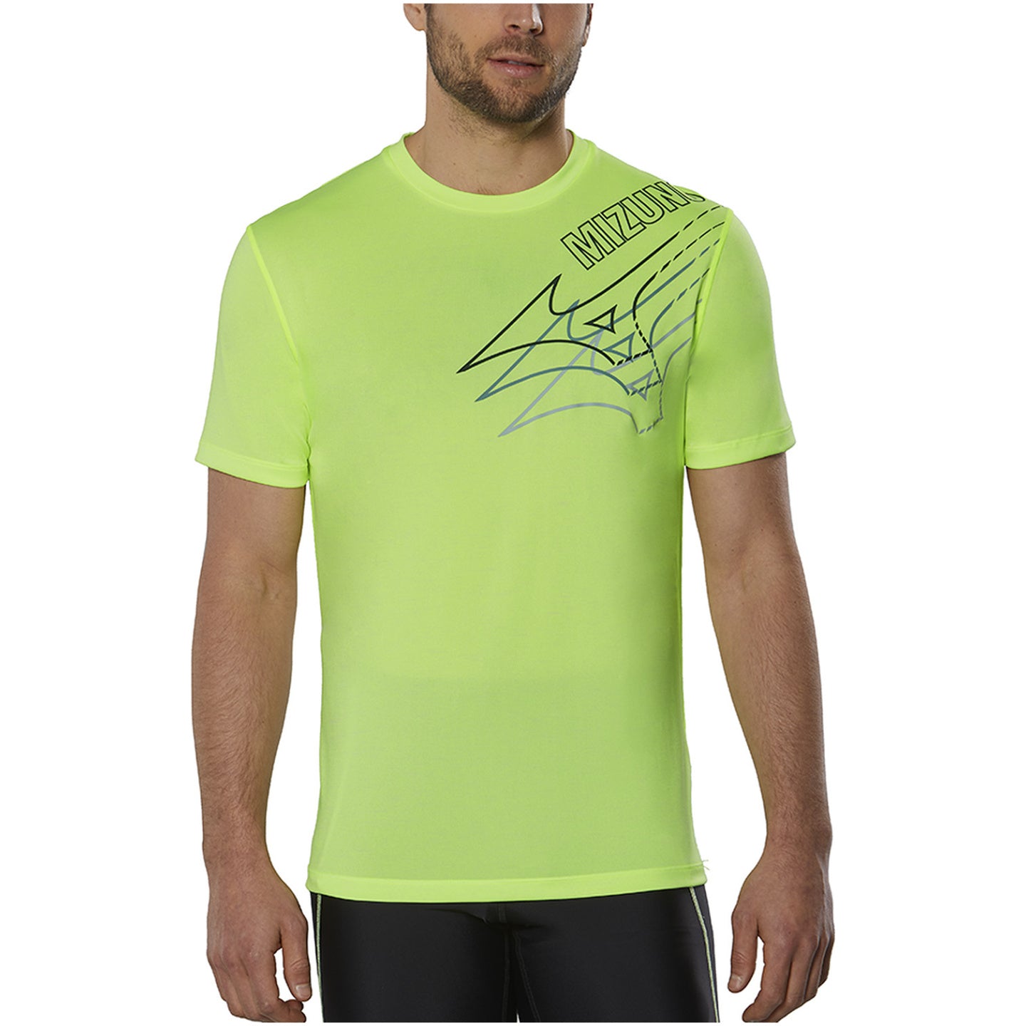 Mizuno Core Mizuno Tee Neo Lime