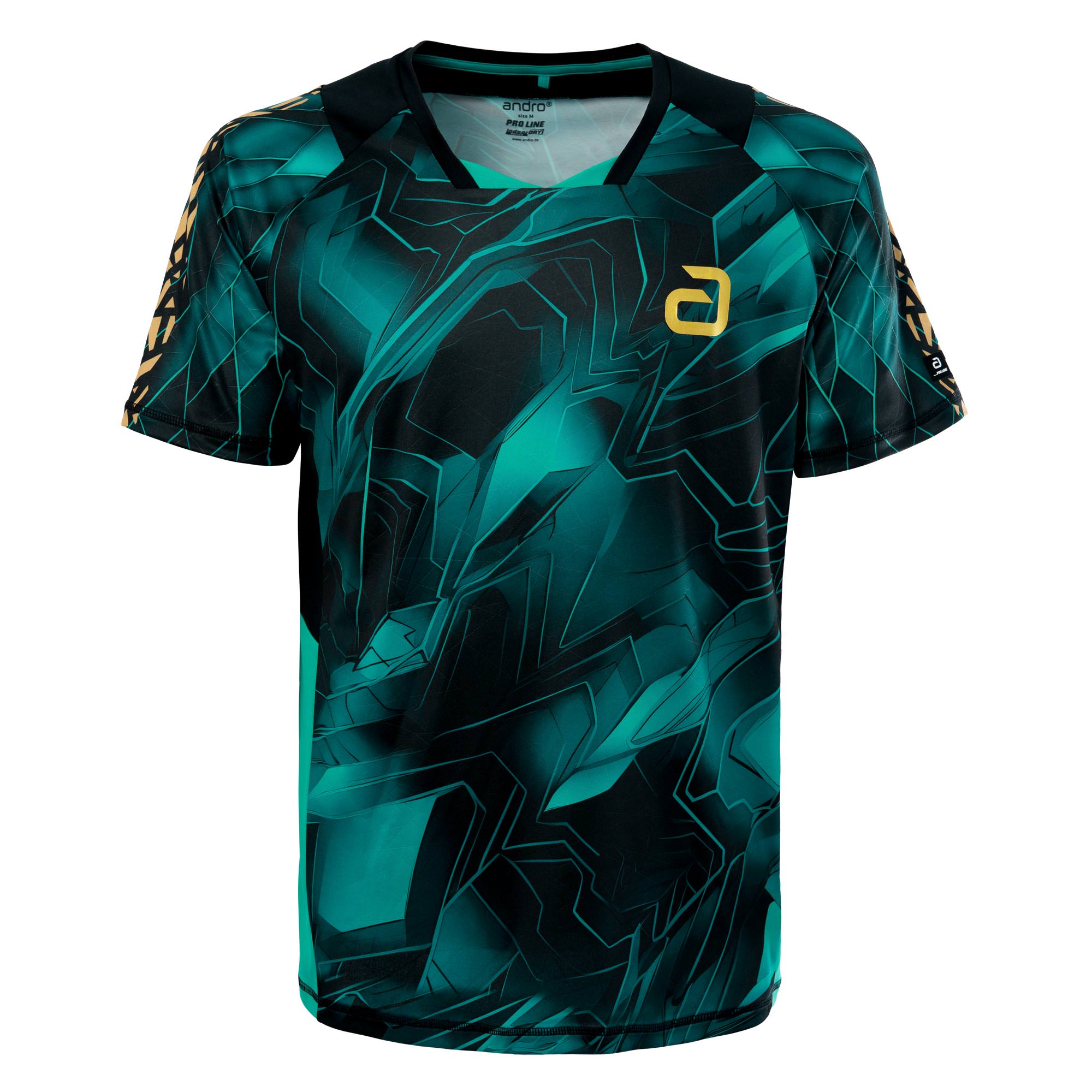 andro Shirt Nayton grün/schwarz