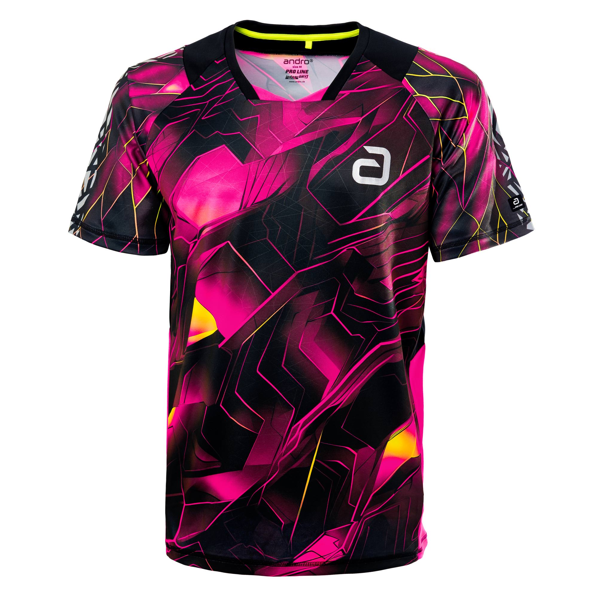 andro Shirt Nayton pink/schwarz