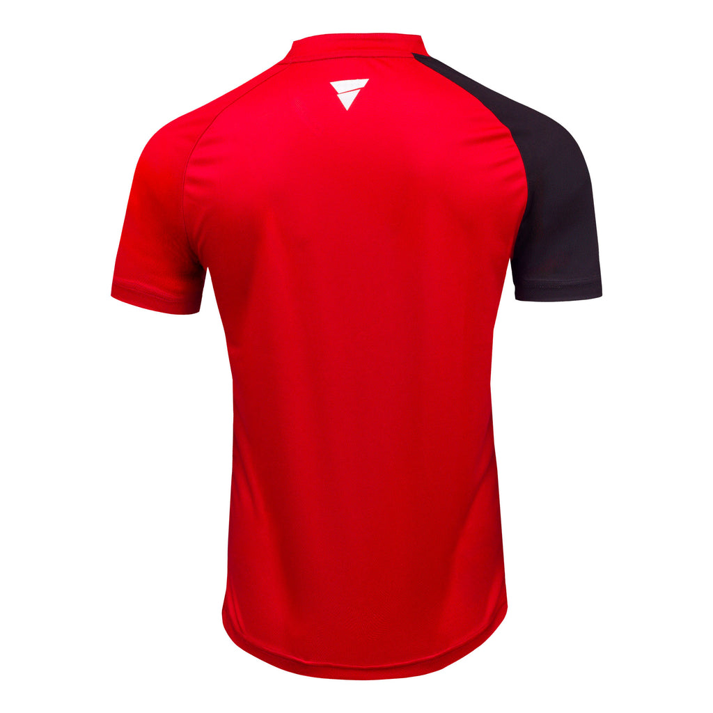 Victas V-Shirt 236 rot/schwarz