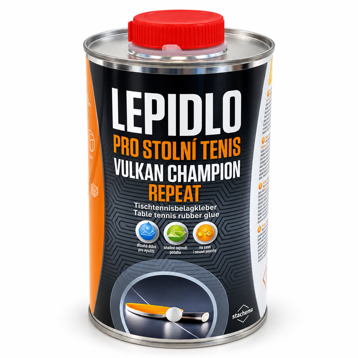 Vulkan Champion Repeat Tischtennis-Belagkleber 1 Liter Dose